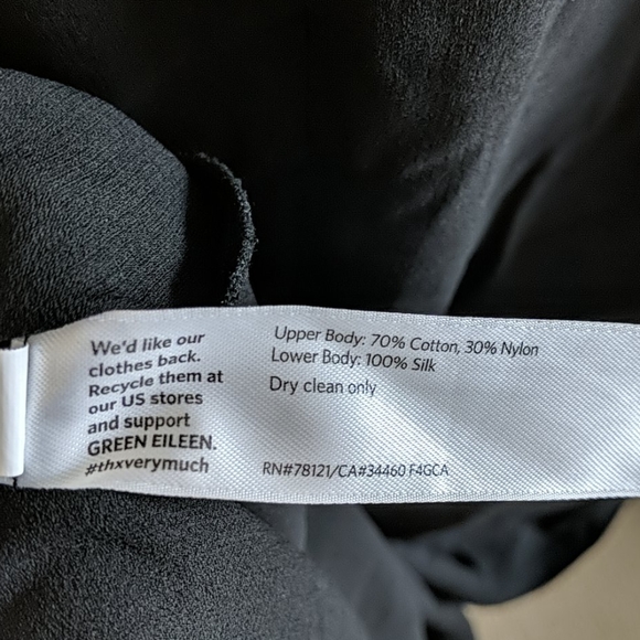 NWOT Eileen Fisher Silk Webbing Dress - Picture 10 of 10